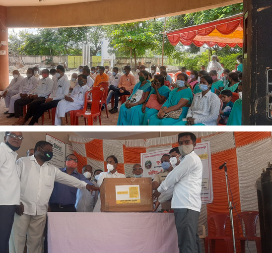 KSCF Distributes COVID-19 Kits