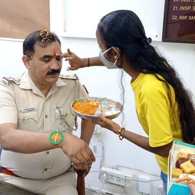 Raksha Bandhan with Delhi Police